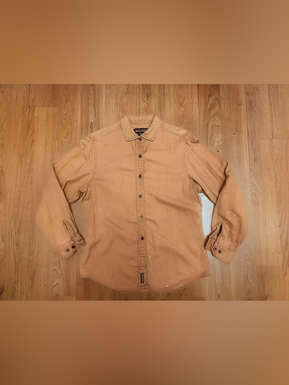 Vintage Rust Color John Rich And Bros Woolwich Shirt Women’s Size Large